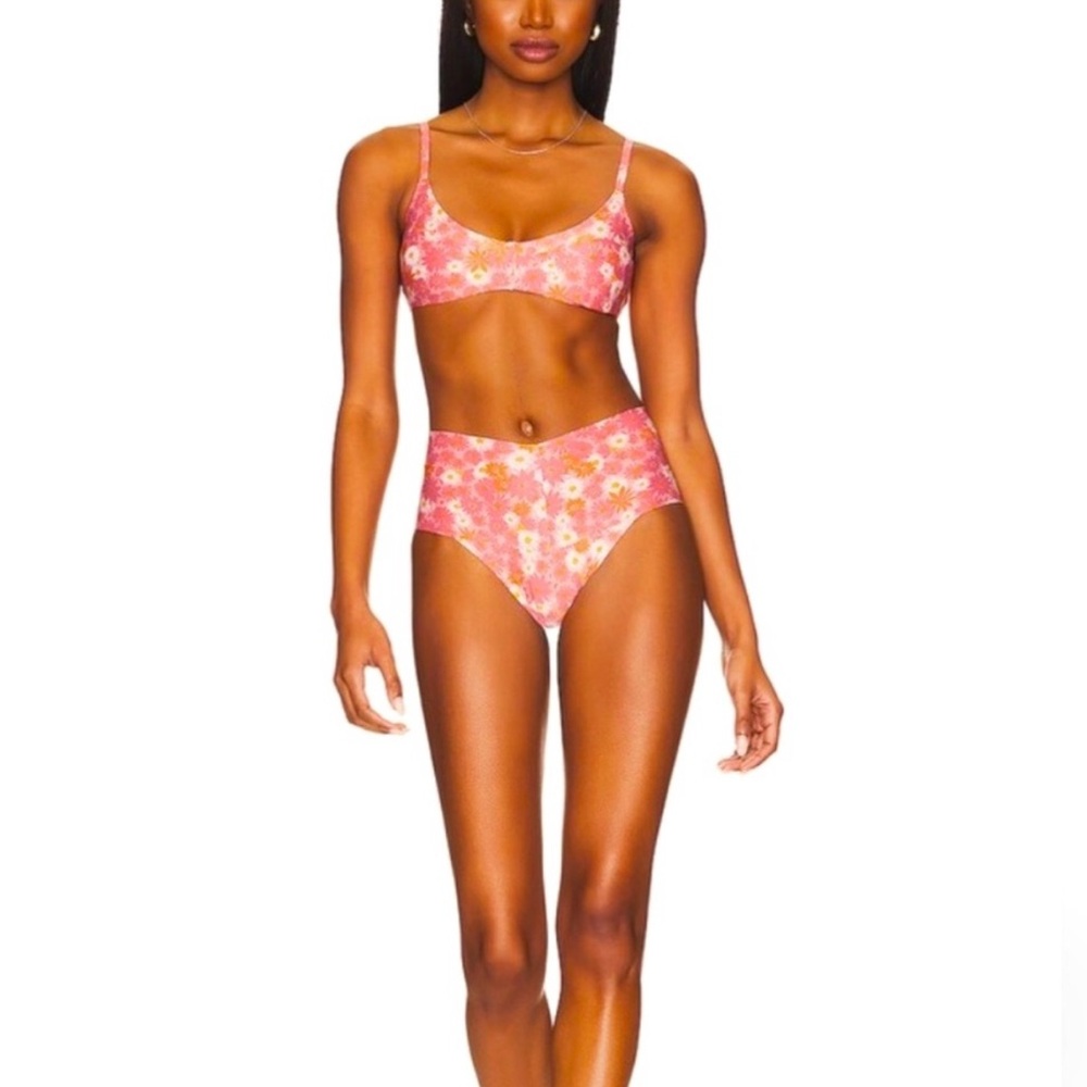 L*Space Ry Seam-Free Bikini Bottom When In Bloom LSPACE L SPACE NEW NWT REVOLVE